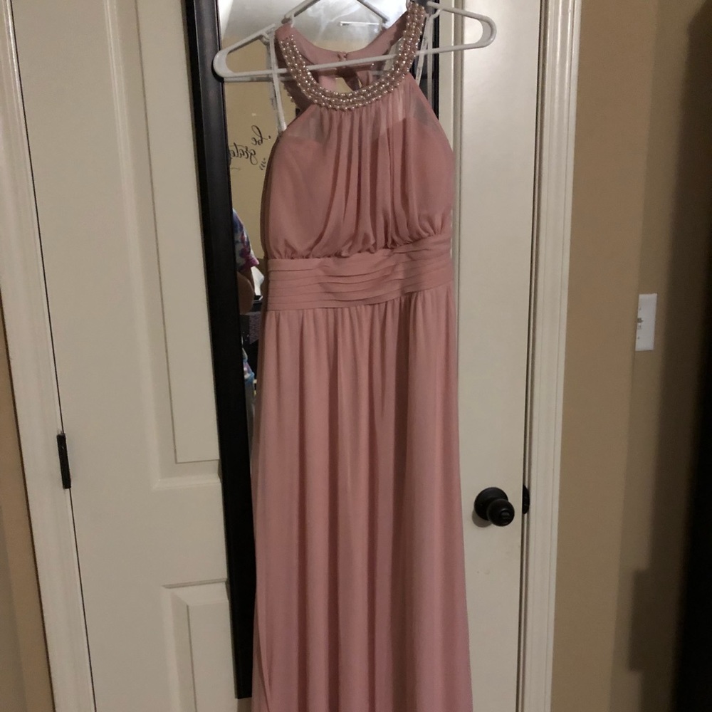 light pink prom/formal dress